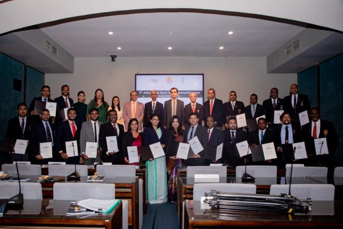 21 Officials Receive Diplomas In Advanced Sports Management