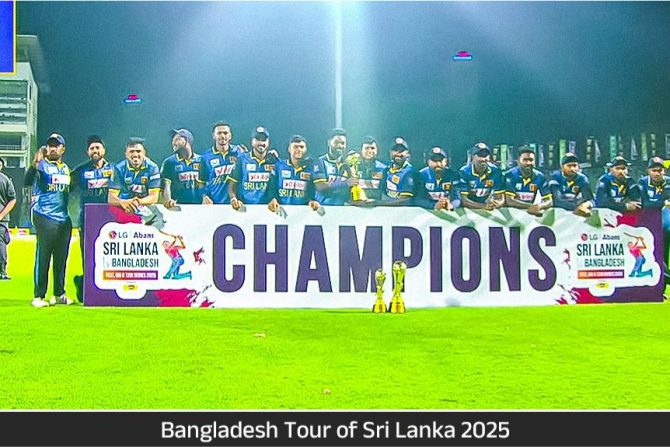 Sri Lanka beat Bangladesh by 99 runs to win the 03 match series 2 – 1